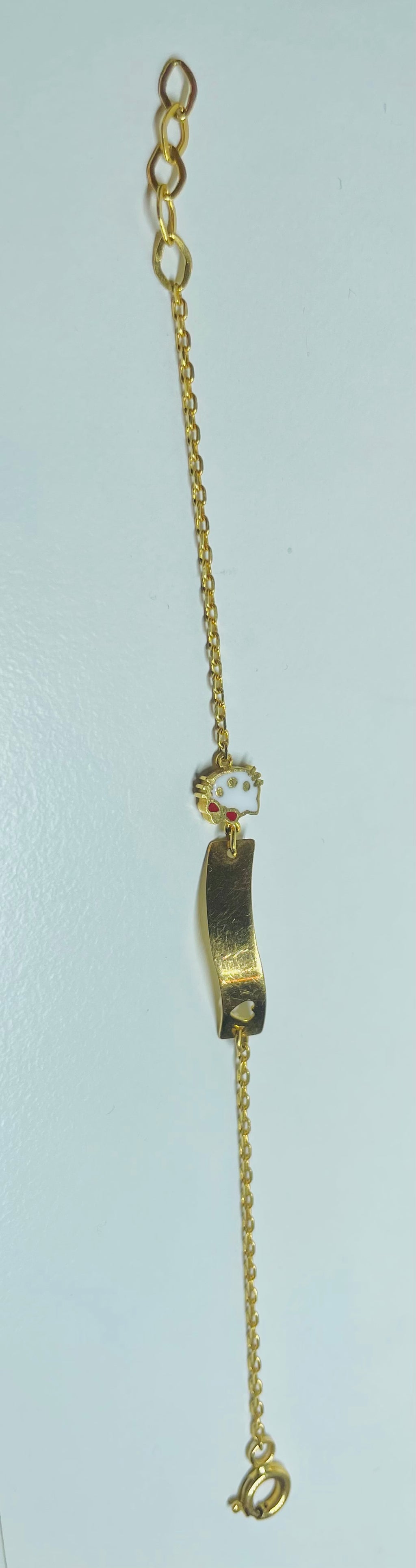 Babyarmband i 21 karat guld,1.9g, 13 cm långt