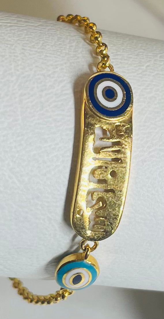 Babyarmband i 21 karat guld, 4,1g, 13 cm långt