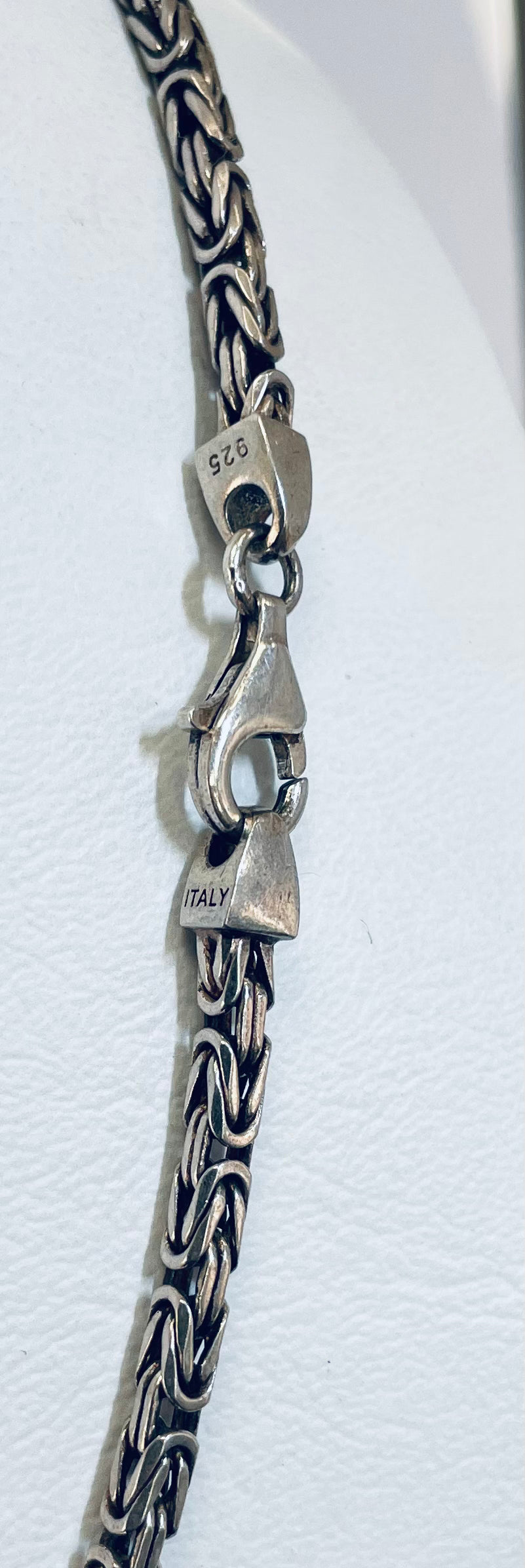 Kejsarlänk halskedja äkta Silver 925% 3.20  L 55cm