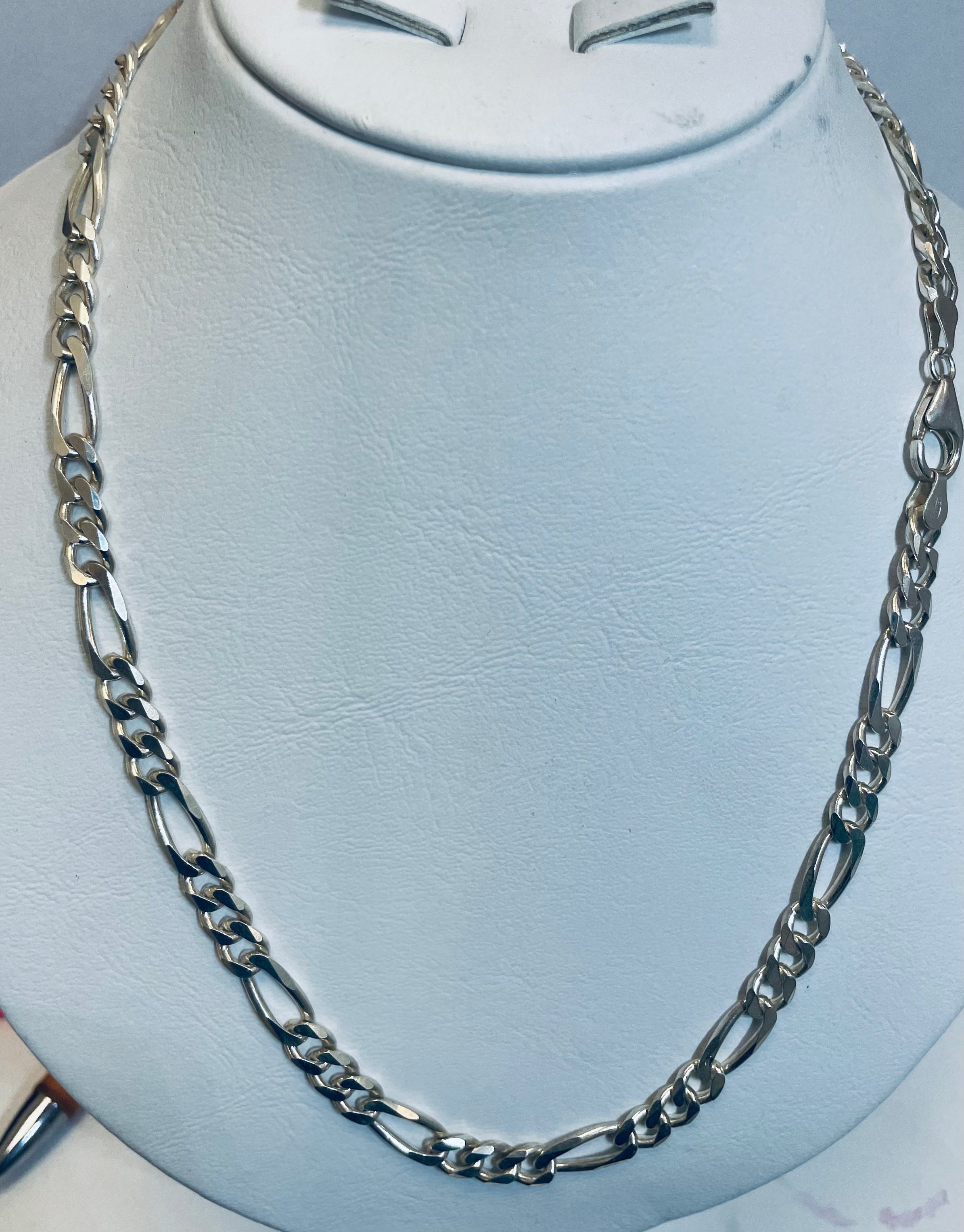 Halslänk i äkta  Silver 6,6 mm